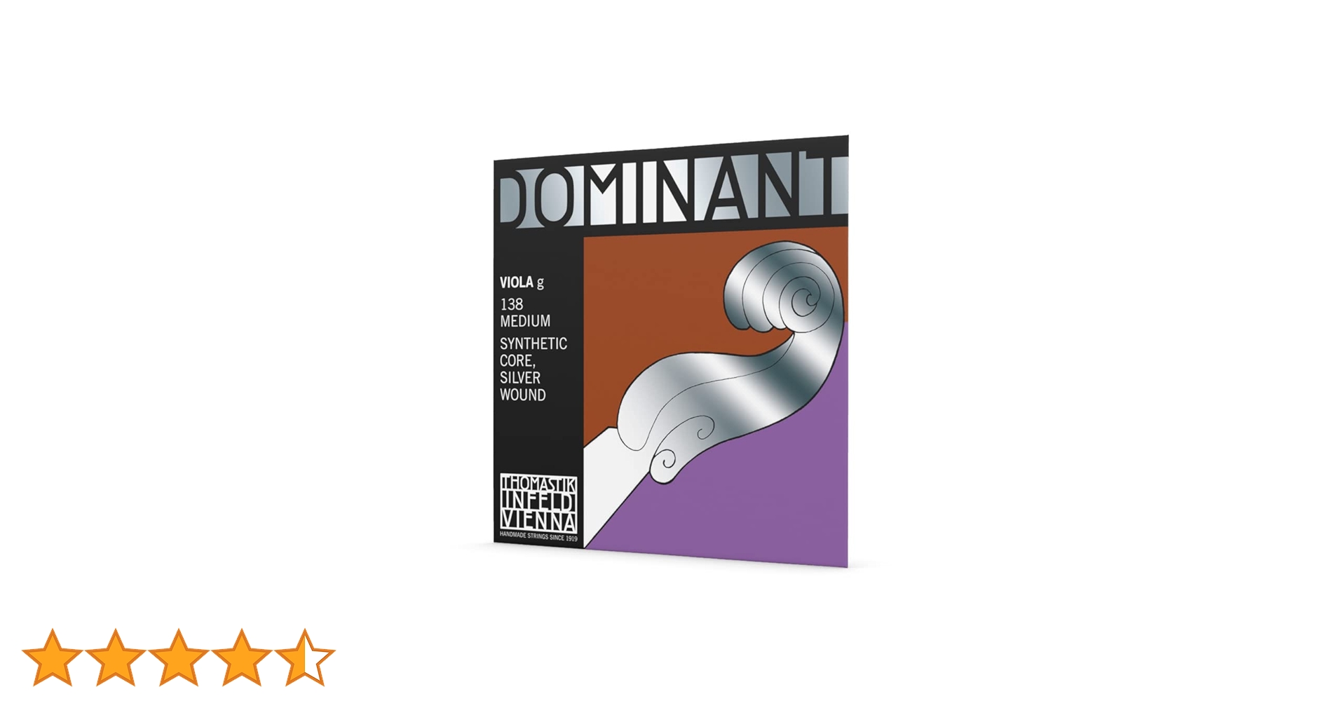 Amazon | Dominant No.138 ビオラ弦 ペルロン/シルバー巻 G線